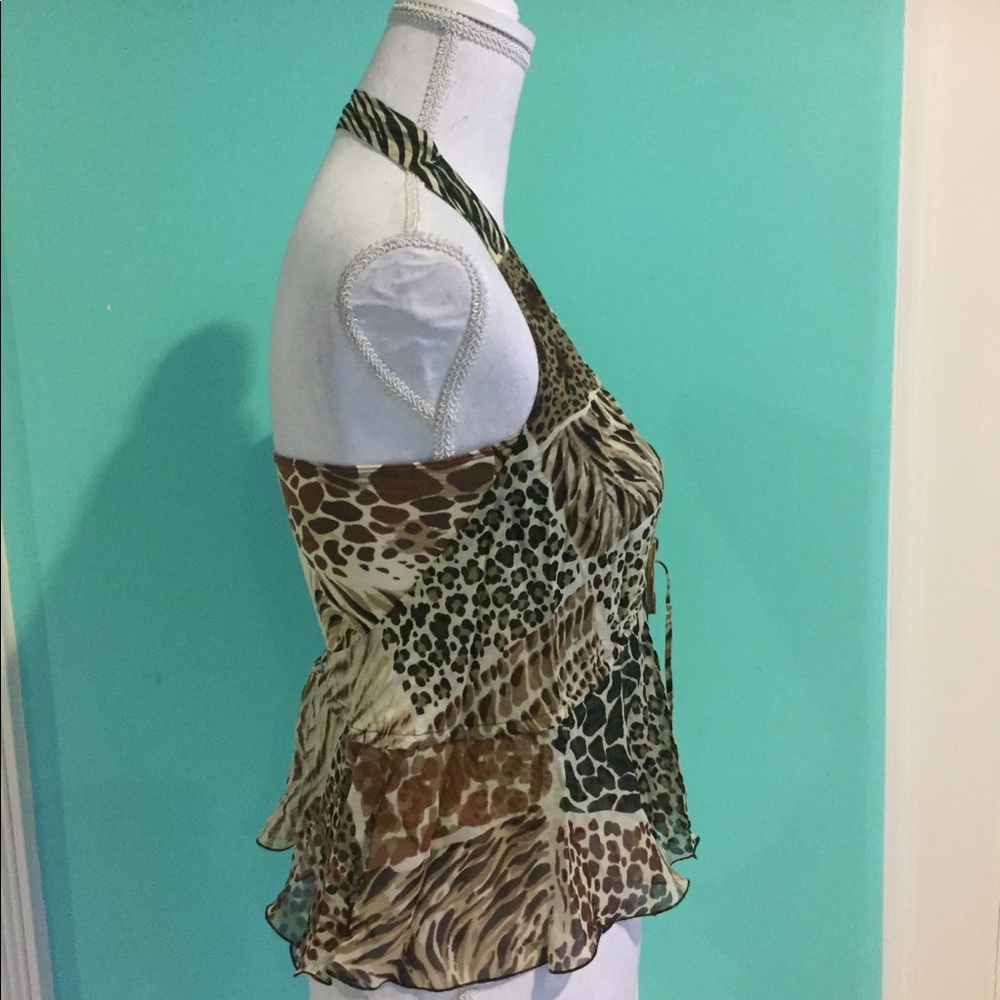 Moschino cheapAndchic Two Piece Animal Print Top - Picture 3 of 8